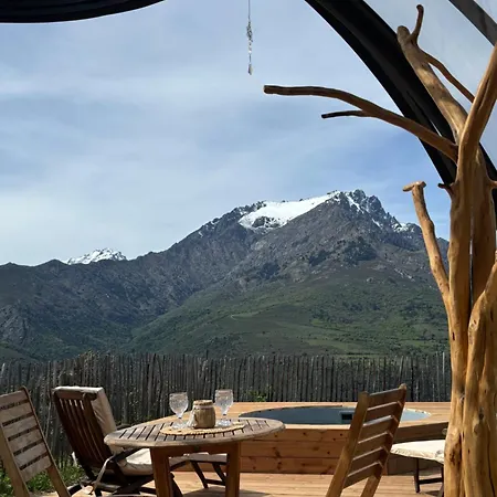 Dome Avec Privatif, Vue Montagne & Acces Piscine - Domaine L'aghja Luksustelt *
